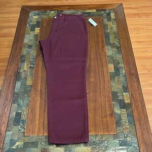 Old Navy Slim Men's Chinos - Burgundy